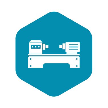 Torna makinesi simgesi, basit biçim