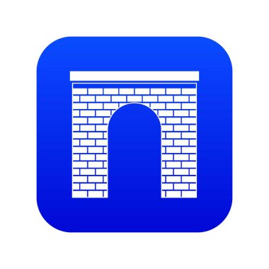 Kemer simgesi dijital mavi