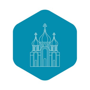 Hıristiyan kilise kutsal kişilerin resmi, anahat stili