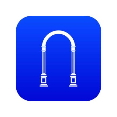 Kemer simgesi dijital mavi