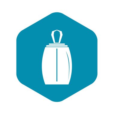 Zarif kadın parfüm şişe simgesi, basit tarzı