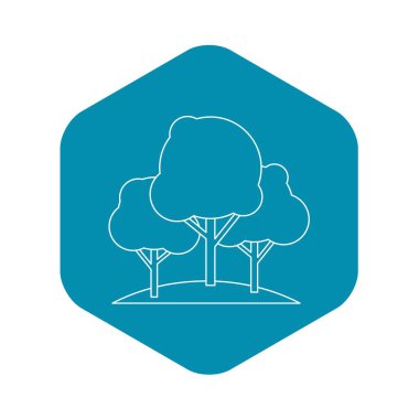 Anahat stili simgesinde ağaçlar