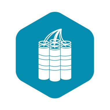 Dinamit sopa simgesi, basit tarzı