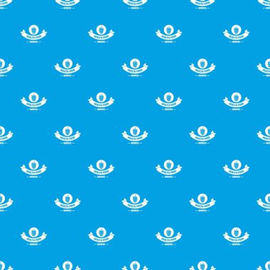 Doğa çilek deseni vektör kesintisiz mavi