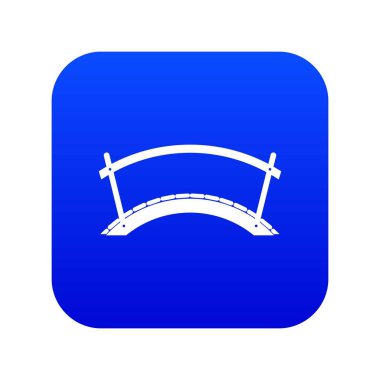 Köprü simgesi dijital mavi