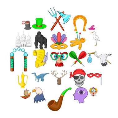 Fantezi simgeler kümesi, karikatür tarzı