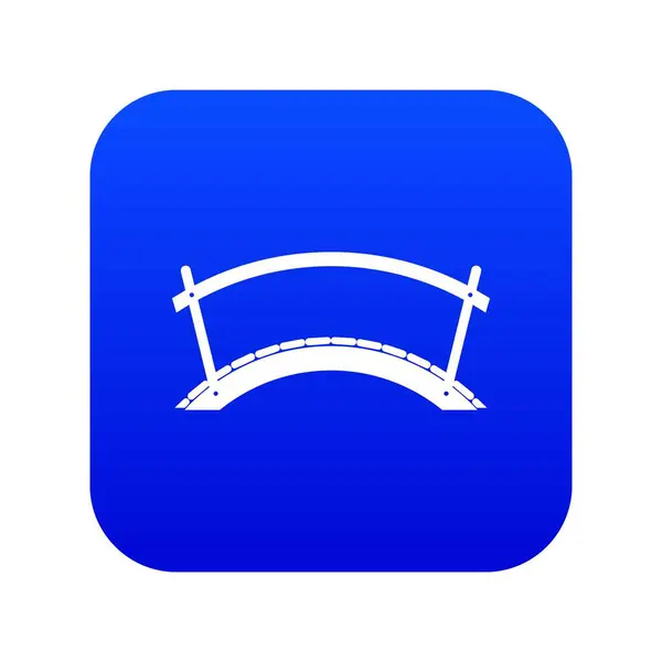 Bridge ikonen digital blå — Stock vektor