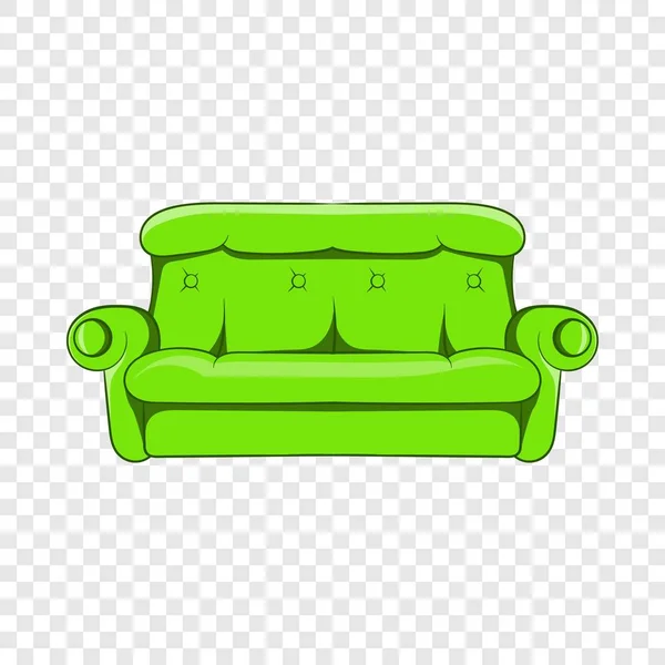 Sofa-Ikone, Cartoon-Stil — Stockvektor