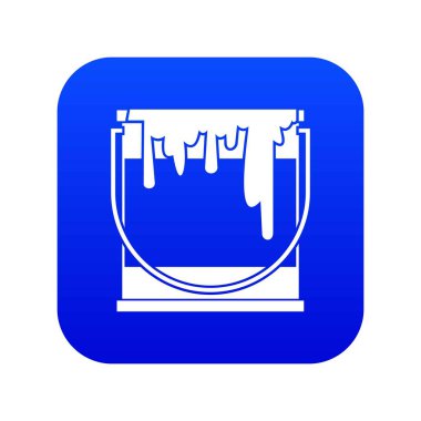 Boya can simgesi dijital mavi