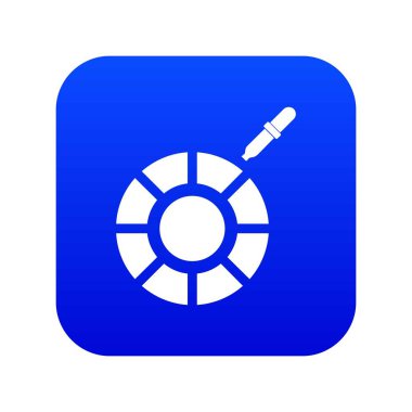 Renk seçici simgesini dijital mavi