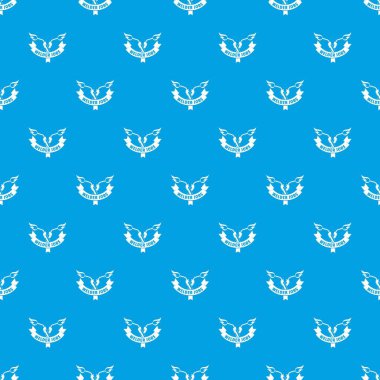 Kaynakçı iş desen vektör kesintisiz mavi