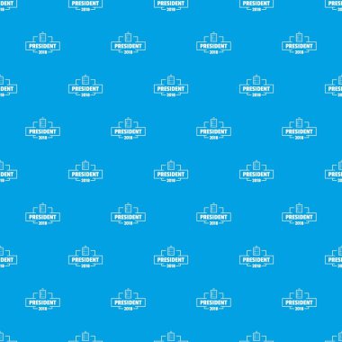 Oy Cumhurbaşkanı desen vektör kesintisiz mavi