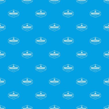 Cumhurbaşkanı desen vektör kesintisiz mavi