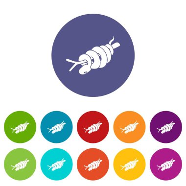 Ratsnake simgeler vektör renk ayarla