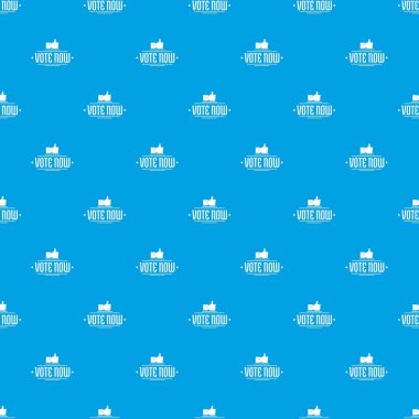 Oy Şimdi desen vektör kesintisiz mavi