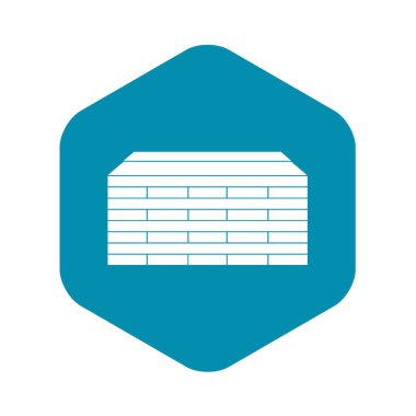 Ahşap palet simgesi, basit tarzı