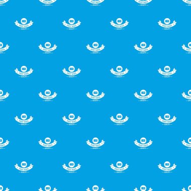 Teslimat kalite desen vektör kesintisiz mavi