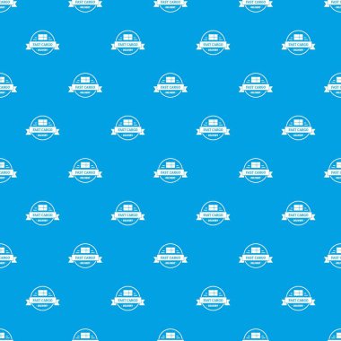 Hızlı Kargo desen vektör kesintisiz mavi