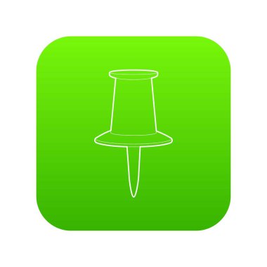 Raptiye simgesi yeşil vektör