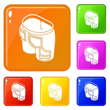 Multi cep kot simgeler vektör renk ayarla