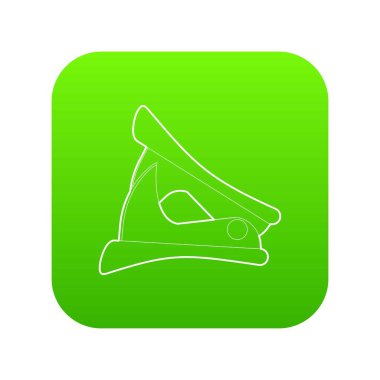 Anti-zımba simge yeşil vektör