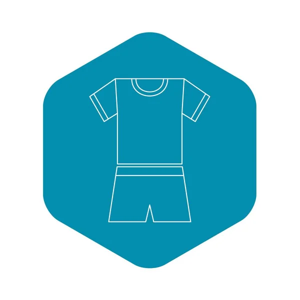 Sport uniform icon, outline style