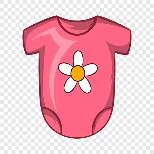 Rosa Baby Body Ikone, Cartoon-Stil — Stockvektor