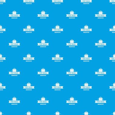 Teslim iş desen vektör kesintisiz mavi