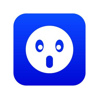 Korkmuş ifade dijital mavi