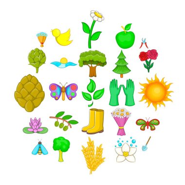 Başbakan Icons set, karikatür tarzı