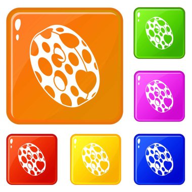 Giysi ikonlar vektör renk ayarla