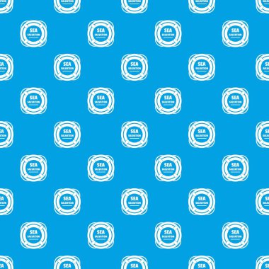 Deniz kurtuluş desen vektör kesintisiz mavi