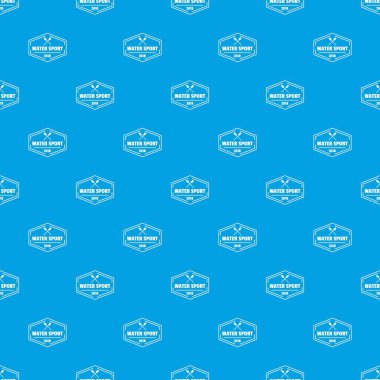 Su spor desen vektör kesintisiz mavi