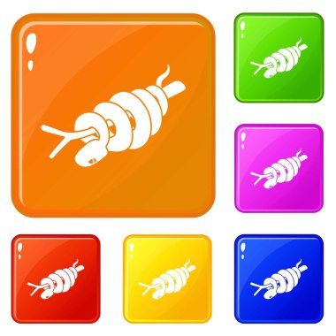 Ratsnake simgeler vektör renk ayarla