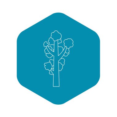 Ağaç simgesiyle, anahat stili