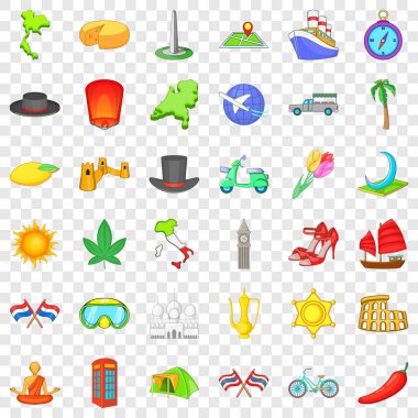 Gezi Icons set, karikatür tarzı