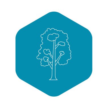 Ağaç simgesiyle, anahat stili