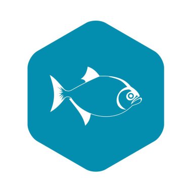 Balık simgesi, basit tarzı