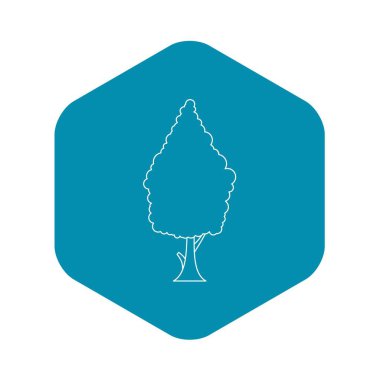 Cypress simgesi, anahat stili