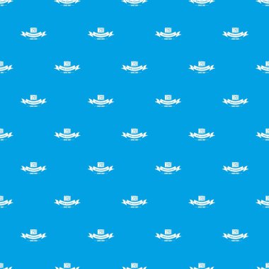 Mikro teknoloji desen vektör kesintisiz mavi