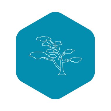 Sedir simgesi, anahat stili