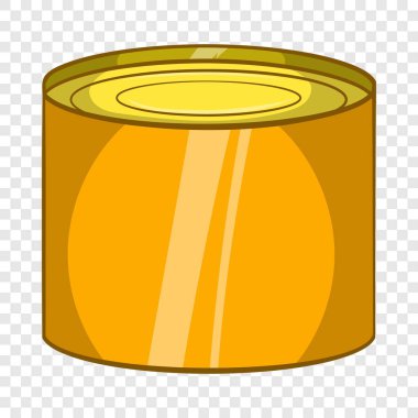 Teneke ambalaj simgesi, karikatür tarzı