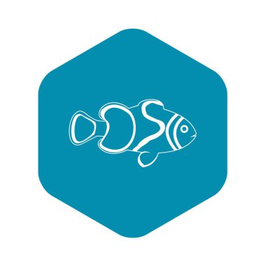 Balık simgesi, basit tarzı