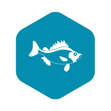 Balık simgesi, basit tarzı