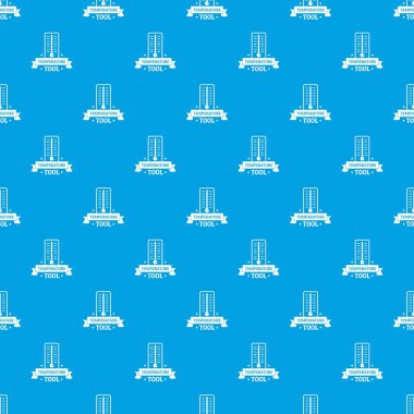 Sıcaklık aracı desen vektör kesintisiz mavi