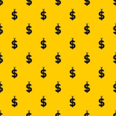 Doları sembol tasarlamak vektör kolye