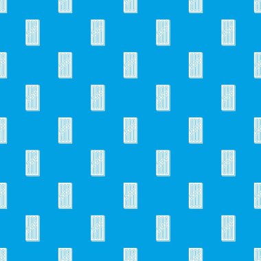 Ev kapı desen vektör kesintisiz mavi