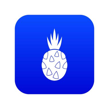 Pitaya, dragon meyve simgesi dijital mavi