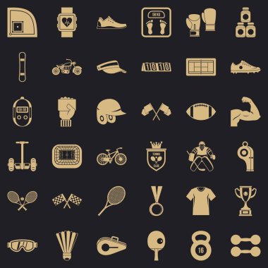 Eğitim simgeler kümesi, basit tarzı