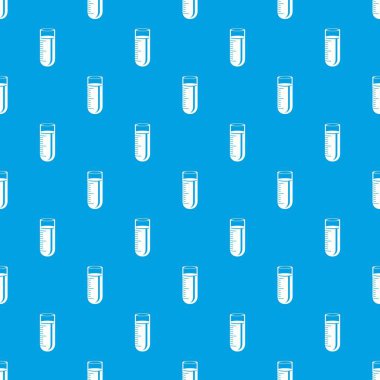 Su şişesi desen vektör kesintisiz mavi